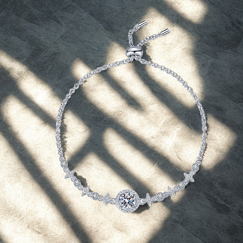 VVS MOISSANITE BRATARA “ROSE”