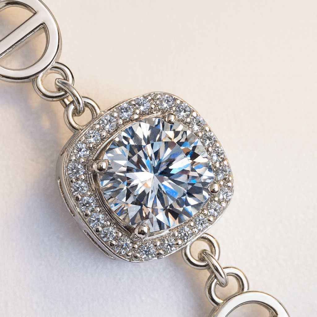VVS MOISSANITE BRATARA”ONYX”