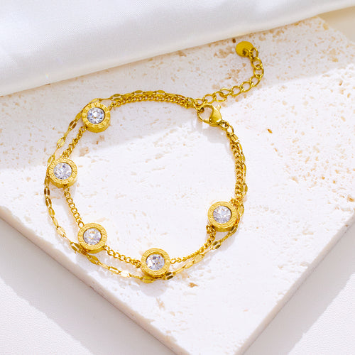18K PLATED BRATARA “ROMA”