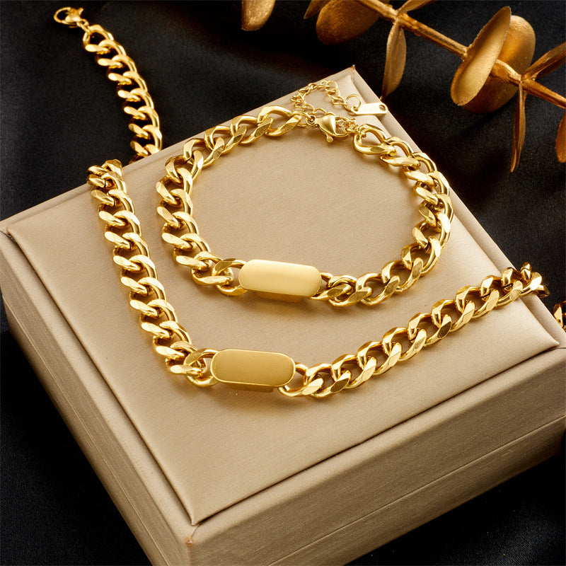18K PLATED SET “STREET”