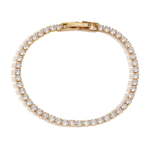 18K PLATED BRATARA “TENNIS”