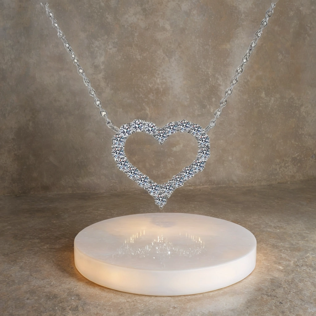 VVS MOISSANITE COLIER “HEARTH”