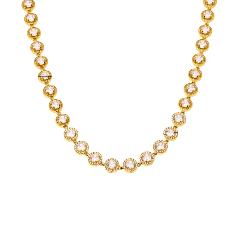 18K PLATED SET “FLOWER”