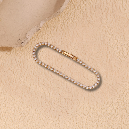 18K PLATED BRATARA “TENNIS”