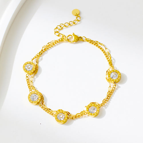 18K PLATED BRATARA “ROMA”